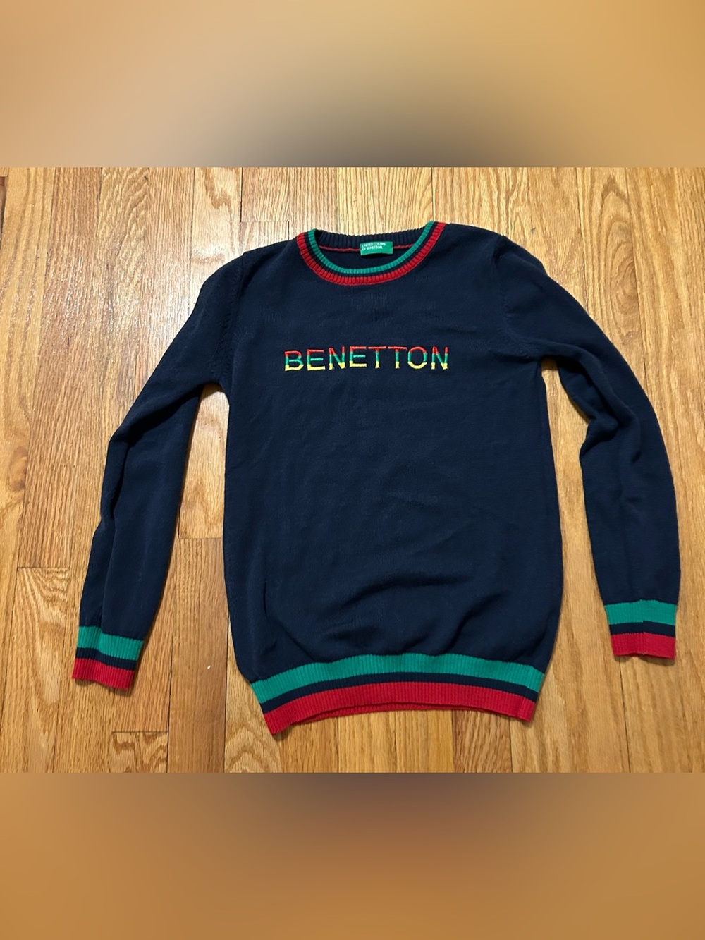 United Colors of Benetton Kids Logo Knit Sweater